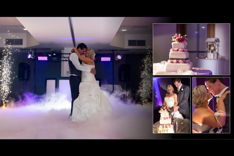 wedding-eyes-kiss-couple-bride-groom-embrace-marriage-love-sparklers-reception-cake-cutting-fog-smoke-machine-ballarat-infocus-photography